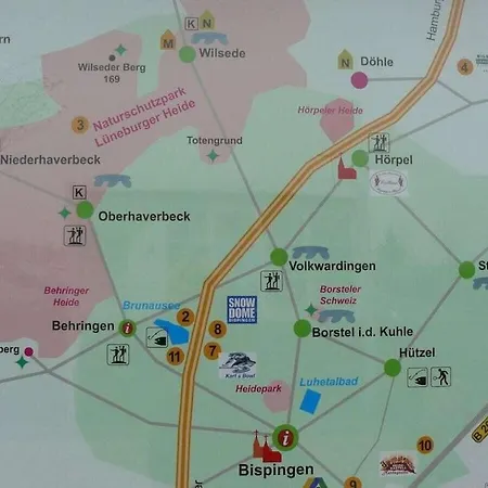In The Lueneburg Heath بيت للعطل